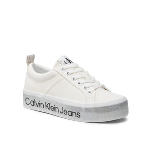 Calvin Klein dámské bílé tenisky - 37 (YAF)